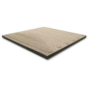 Taktile keramiske fliser med ribber – Brunrød spettet m/små sorte og hvite prikker 40*40 cm