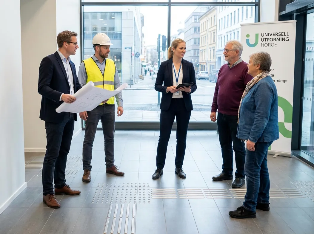 Taktil merking er relevant for eiendomsutviklere, arkitekter, entreprenører, borettslag og sameier, samt offentlige virksomheter